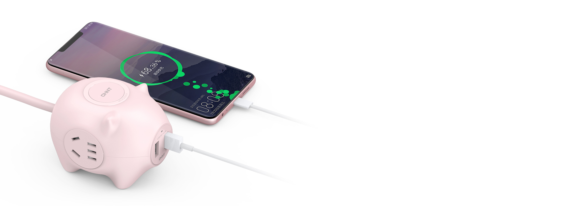 雙USB輸出，智能速充
 可支持手機(jī)、P...