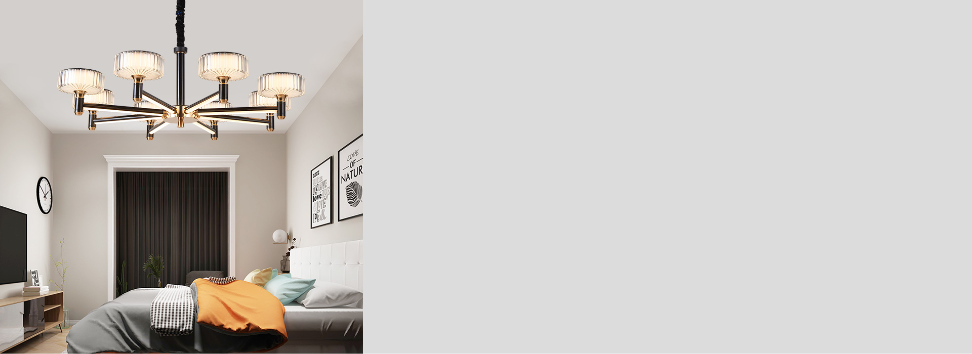 對稱美學，是燈，亦是裝飾品
 經典的結構...