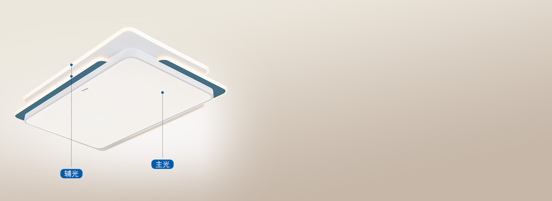 階梯式環(huán)繞發(fā)光，為家增添田園意蘊(yùn)
 主輔...