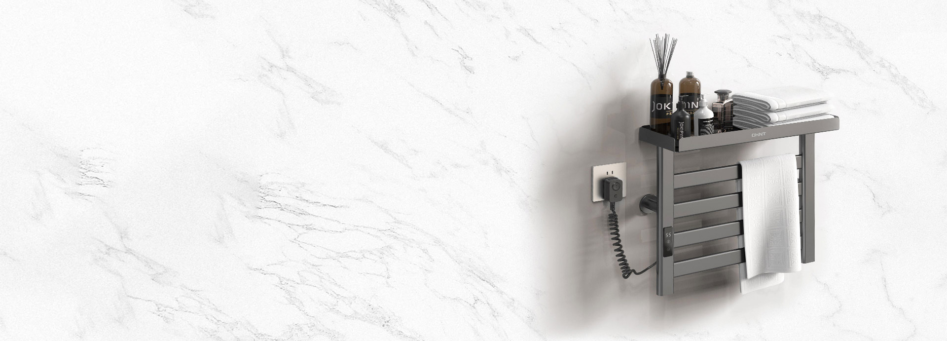 大容量置物欄，烘干收納隨心用
 可以收納...