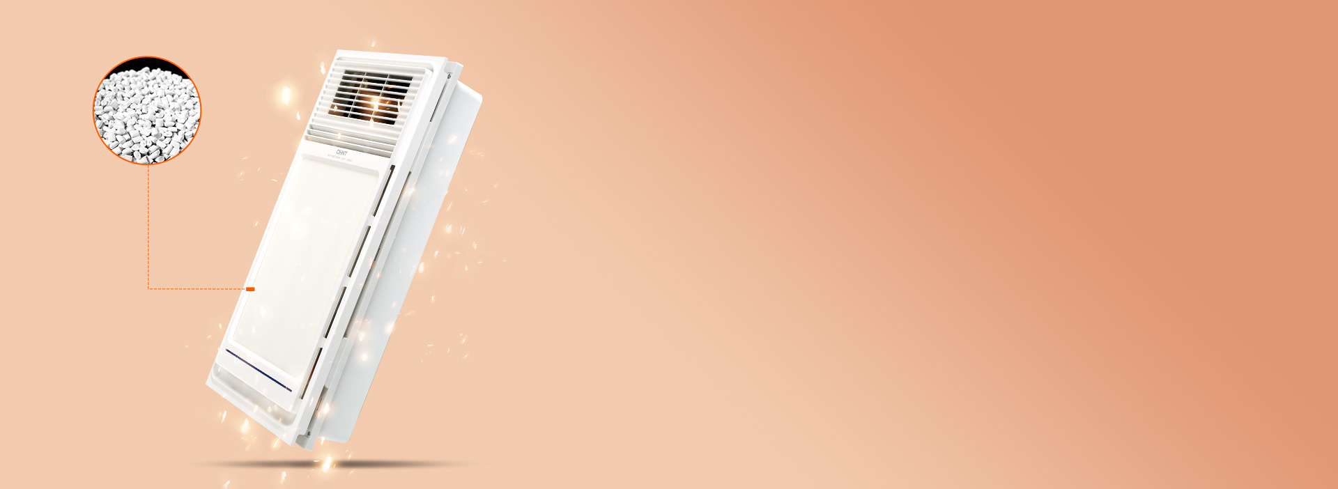 安全耐高溫
 PC-PBT材質面板，阻燃...