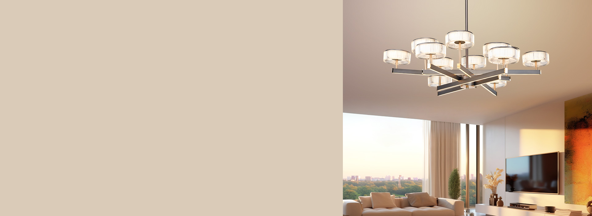 智能吊燈：XDD124系列
 精致優(yōu)雅，...