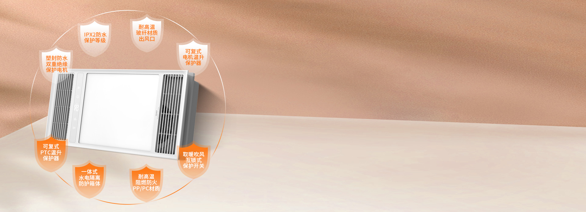 8大安全防護設計
 浴室用電更要當心！
...