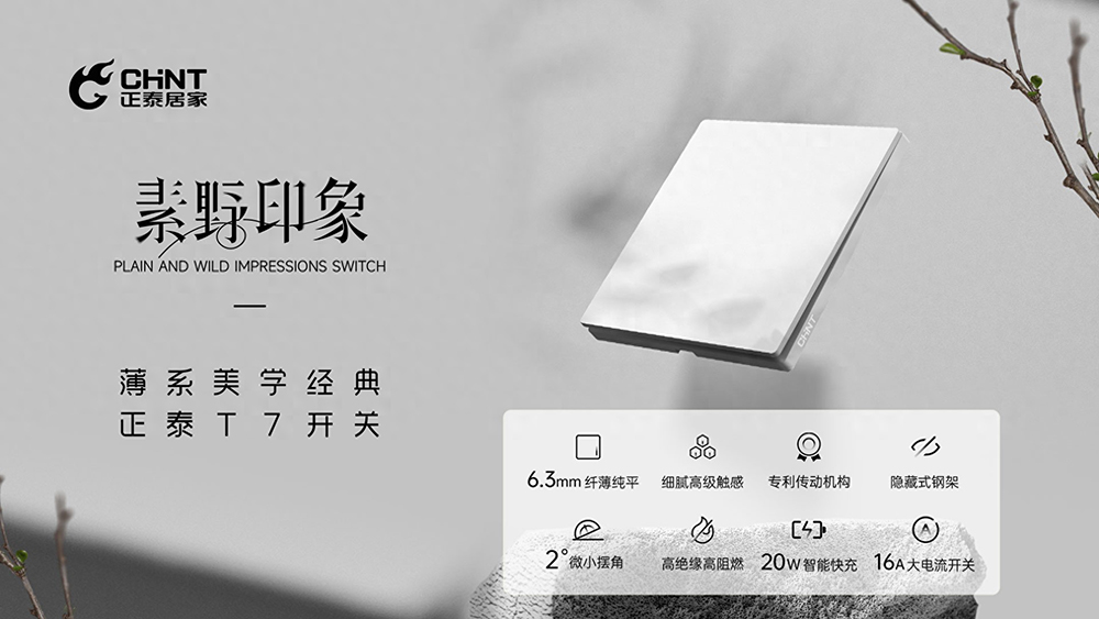 正泰T7素野印象開關-1 正泰T7素野印象開關-1